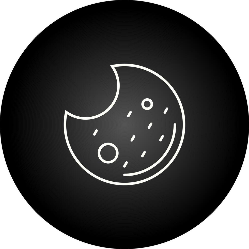 Cookie Line Icon vector