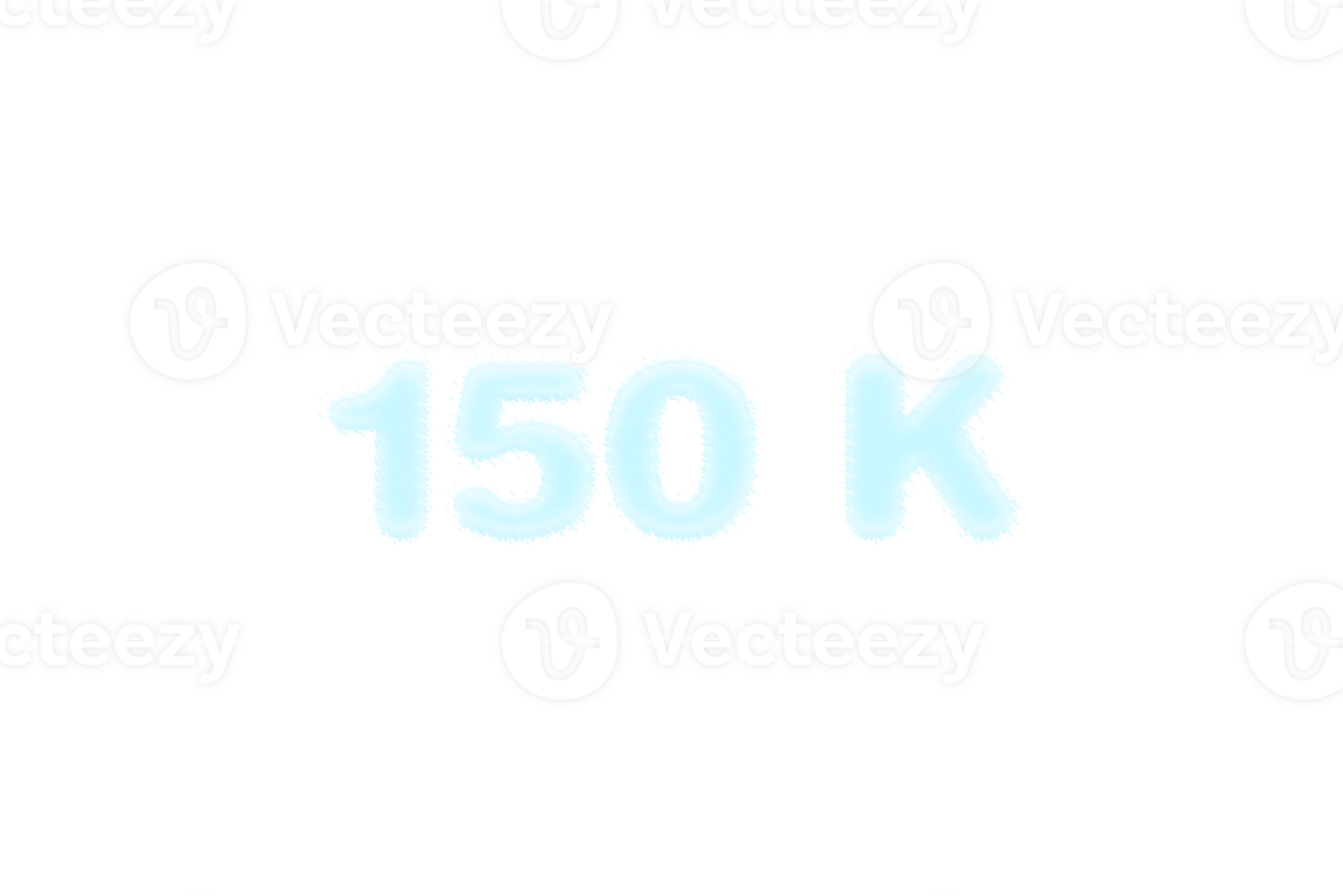 150 k subscribers celebration greeting Number with frozen design png