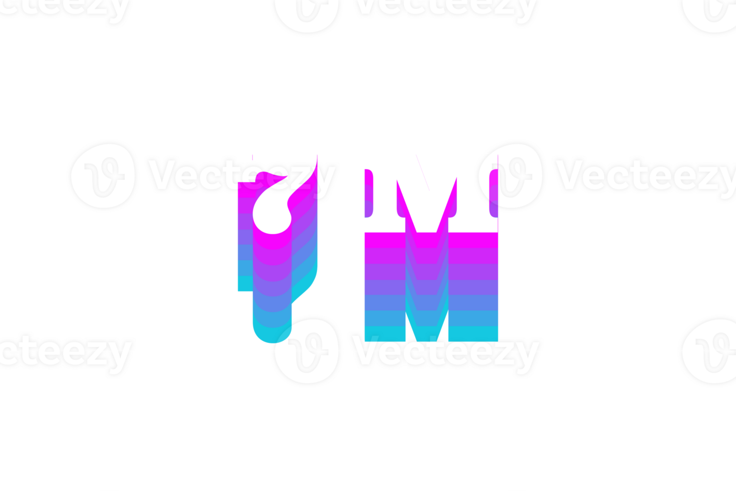7 million subscribers celebration greeting Number with multi color design png