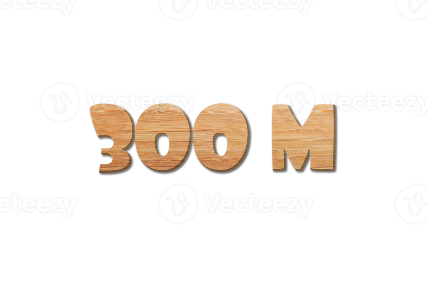 300 Million Subscribers Celebration Greeting Number With Wood Design 300-million-subscribers-celebration-greeting-number-with-wood-design