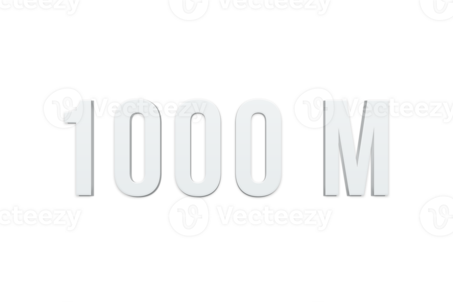 1000 million subscribers celebration greeting Number with minimal design png