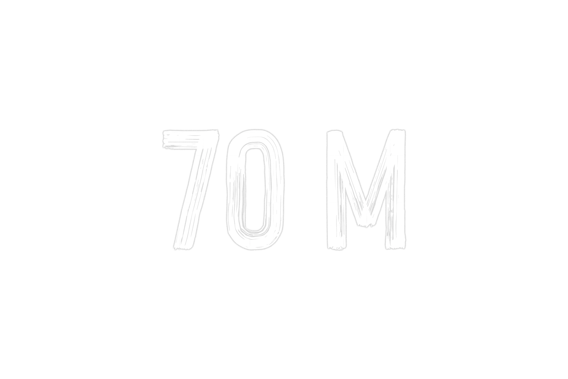 70 Million Subscribers Celebration Greeting Number With Chalk Design 70-million-subscribers-celebration-greeting-number-with-chalk-design