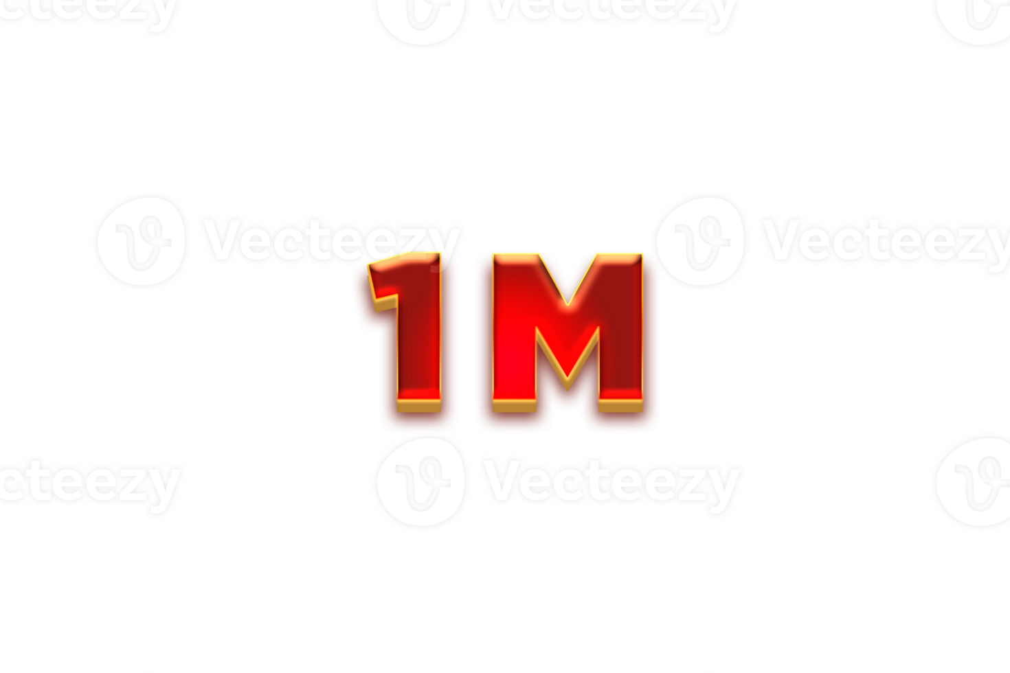 1 million subscribers celebration greeting Number with fruity design png
