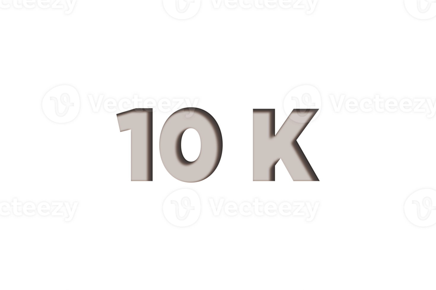 10 k subscribers celebration greeting Number with marble engraved design png