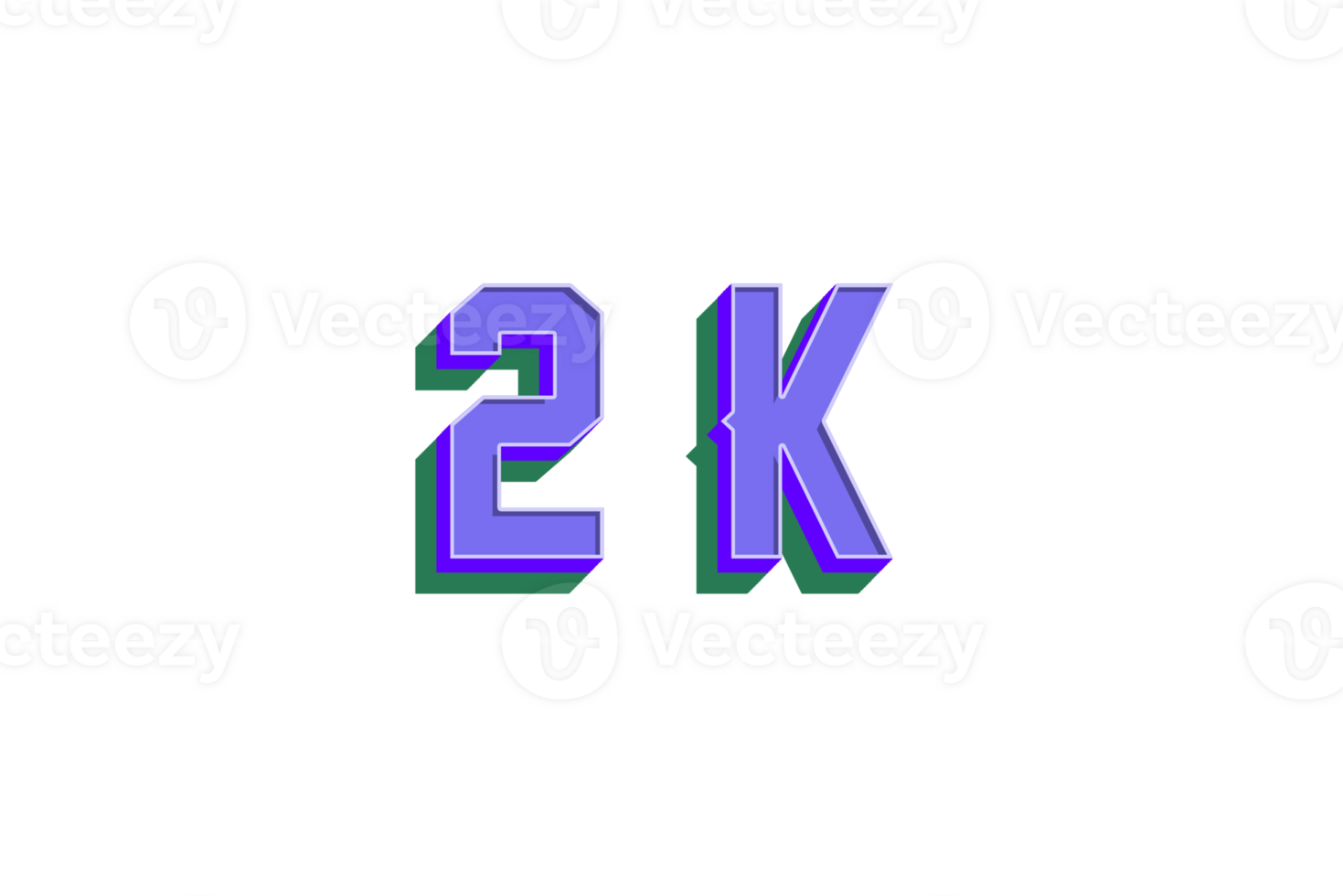 2 k subscribers celebration greeting Number with vintage  design png