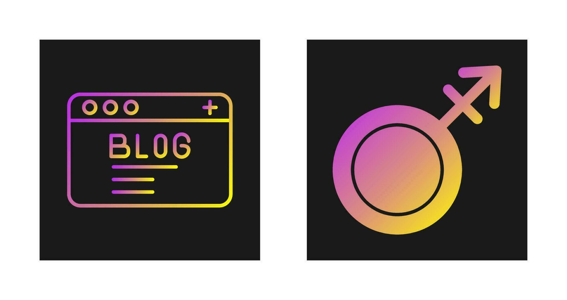 Blog Vector Icon