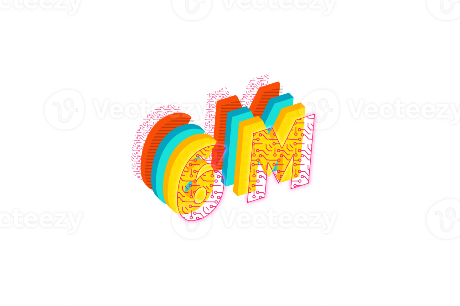 6 million subscribers celebration greeting Number with tech design png