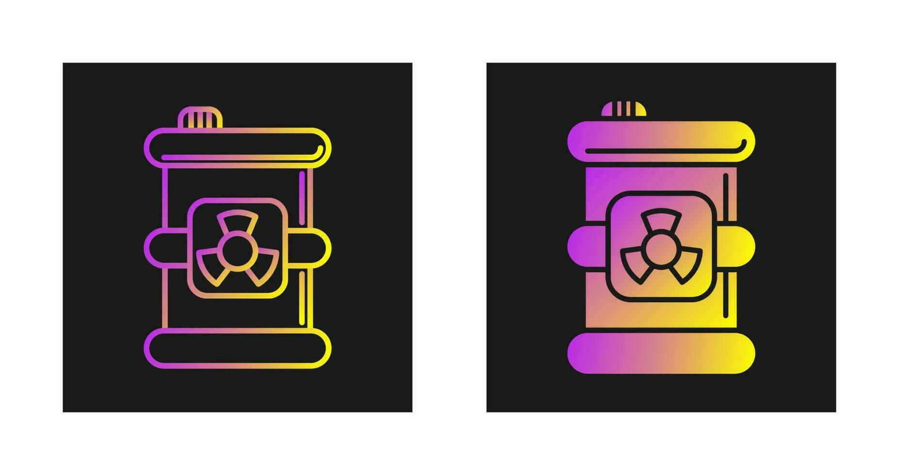 Toxic Waste Vector Icon