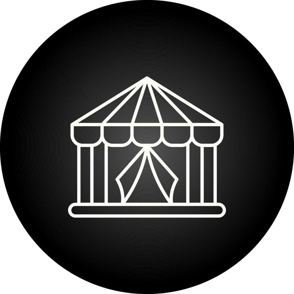 Circus Tent Vector Icon