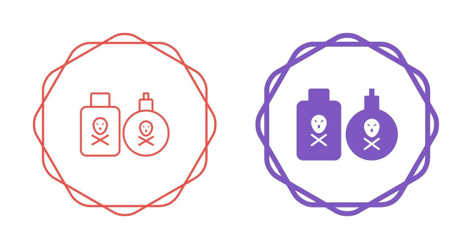 Poisonous Chemicals Vector Icon