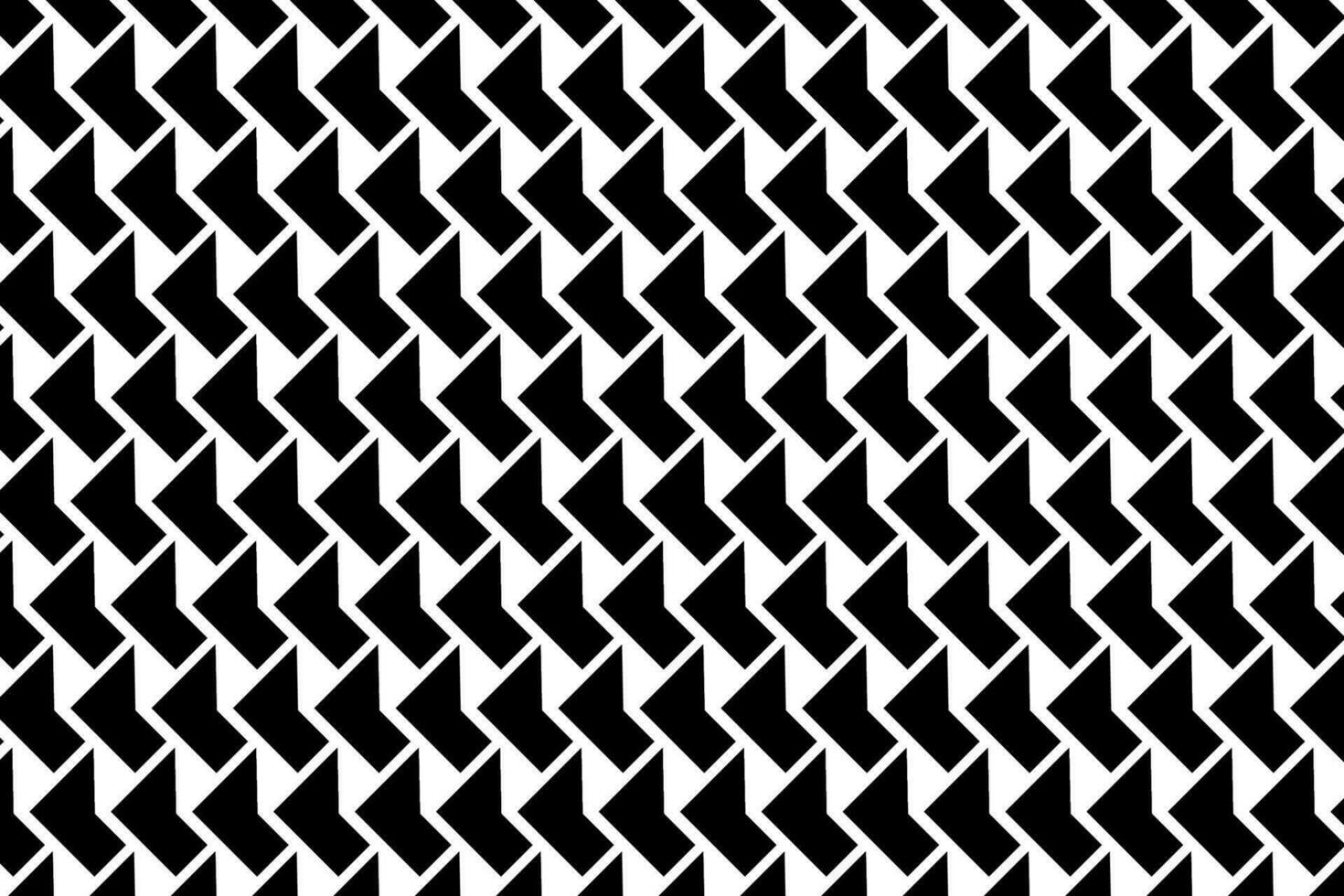 Black and white geometric square tile seamless pattern. Vector background.