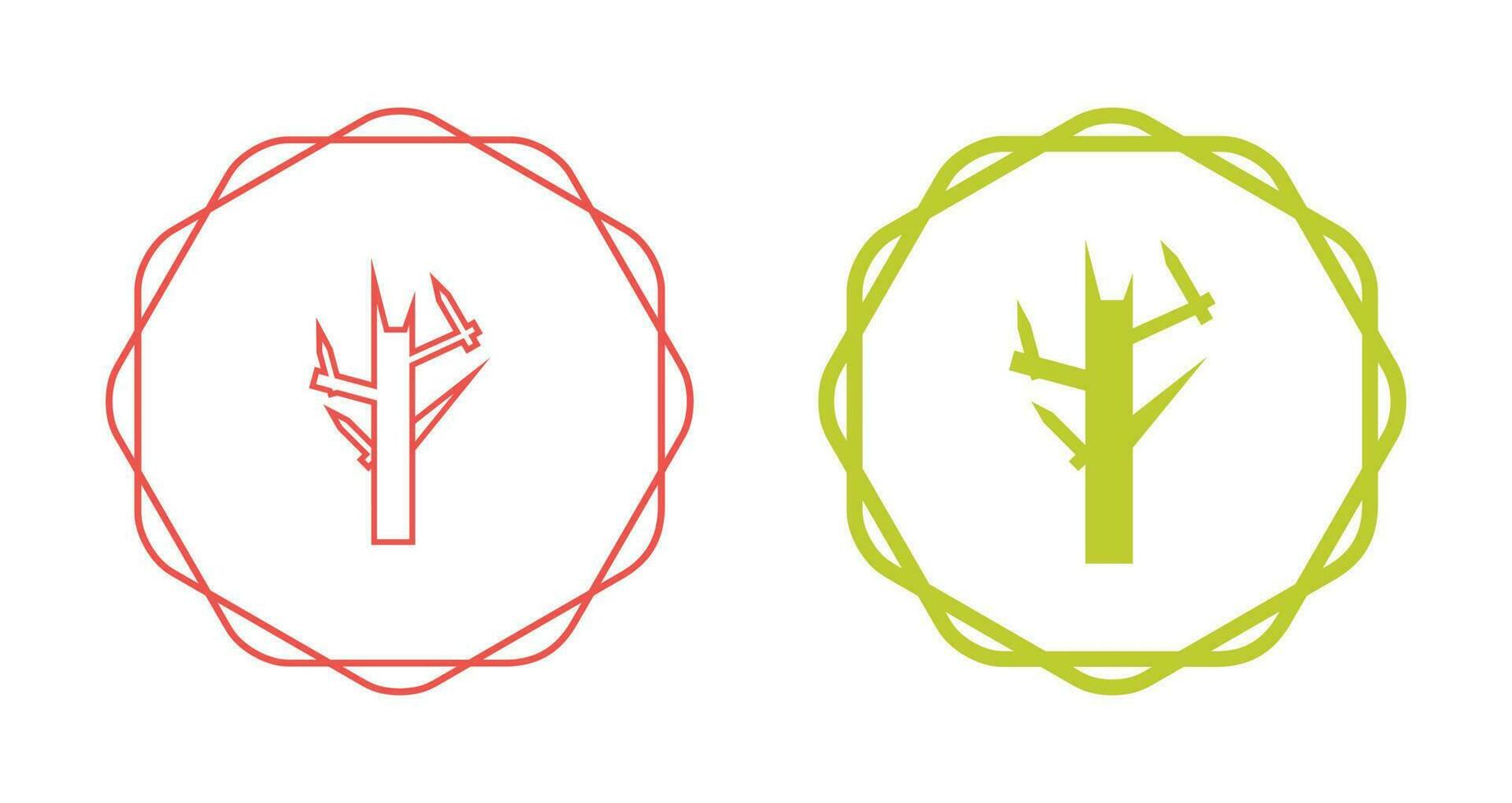 Tree with no leaves Vector Icon
