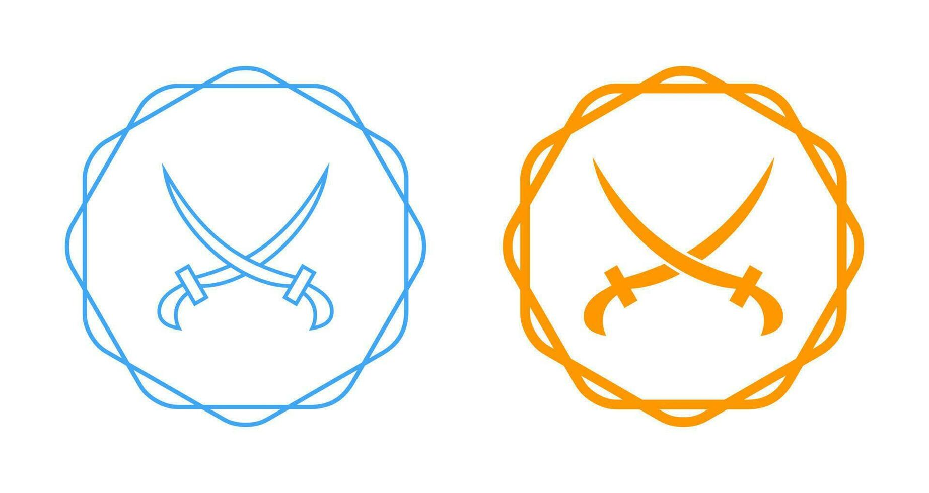 Two Swords Vector Icon