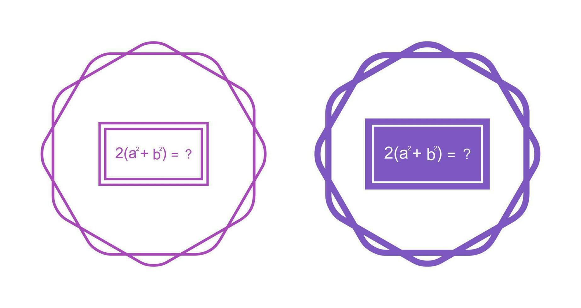 Solving Formula Vector Icon