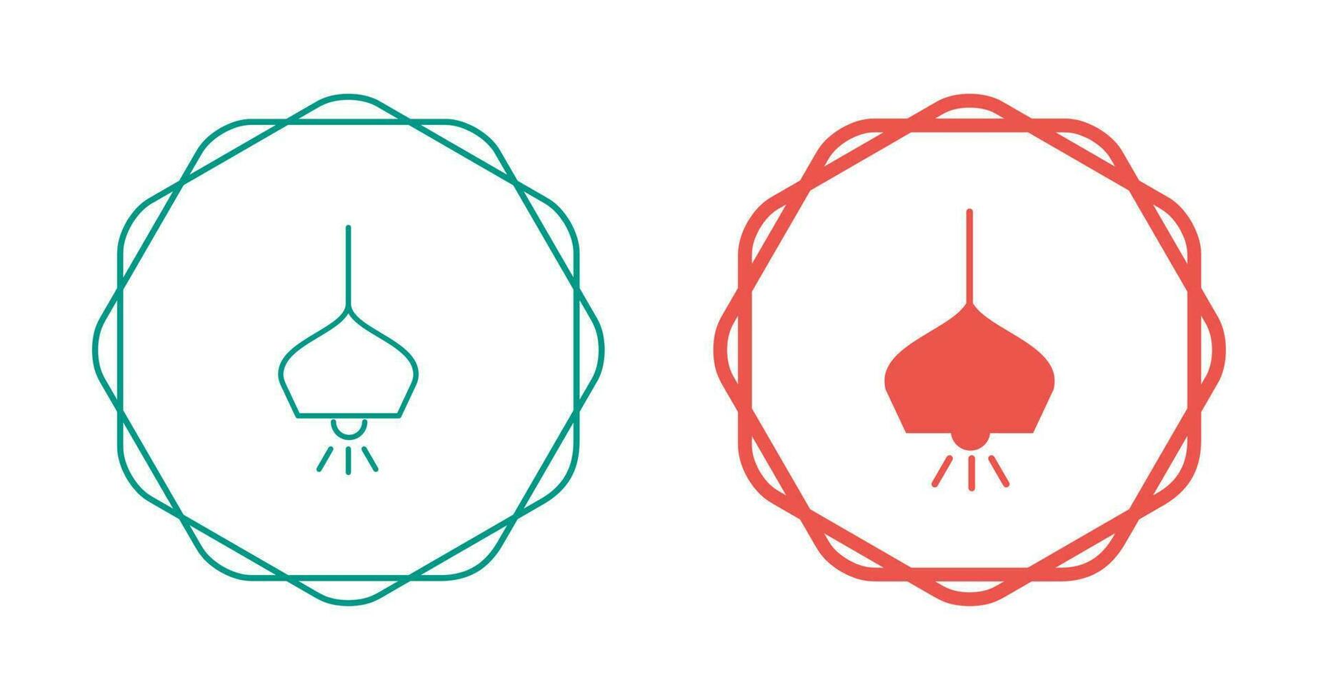 Overhead Light Vector Icon