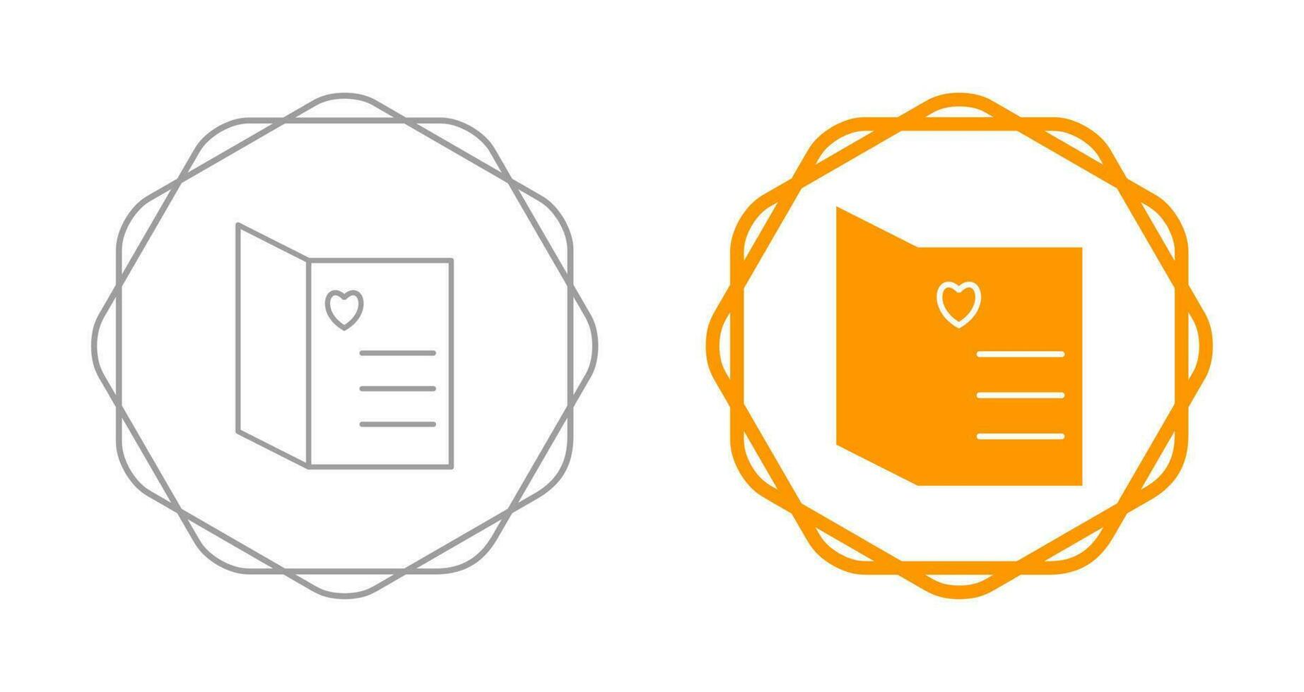 Open Card Vector Icon