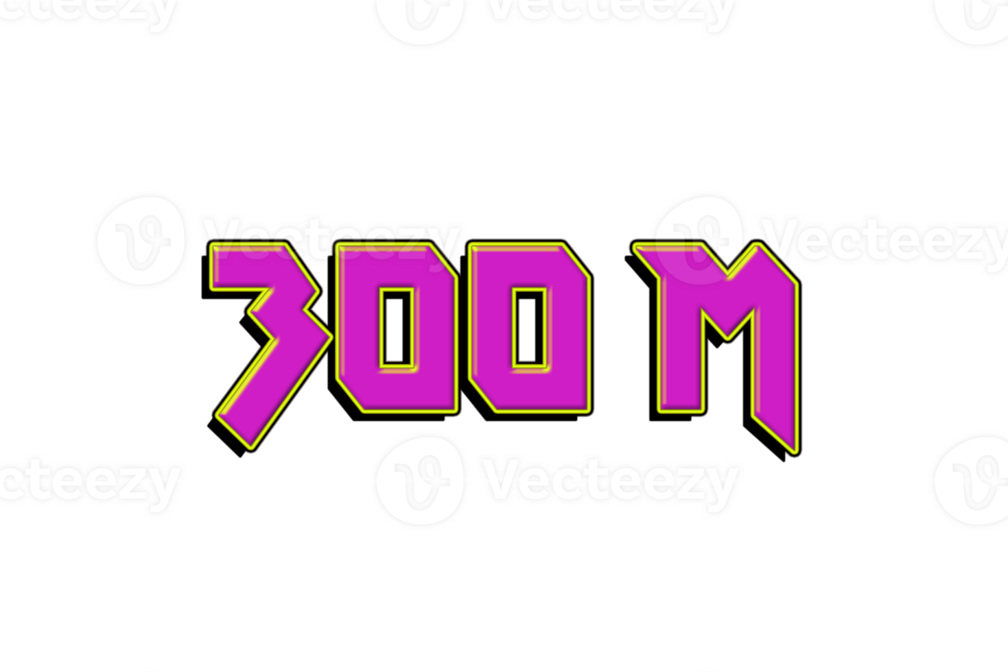 300 Million Subscribers Celebration Greeting Number With Game Design 300-million-subscribers-celebration-greeting-number-with-game-design