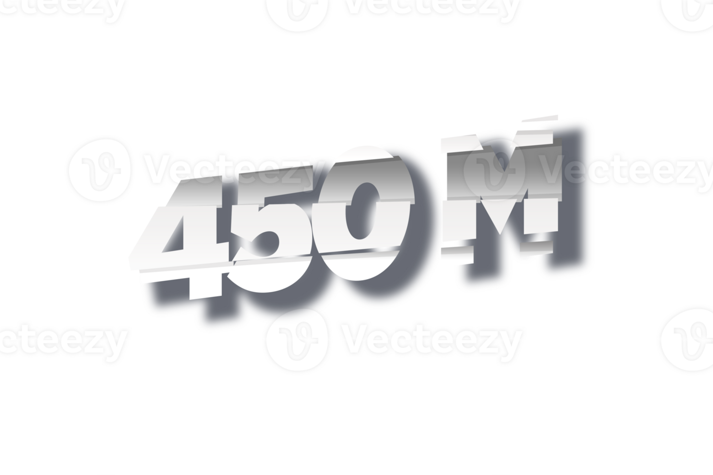 450-million-subscribers-celebration-greeting-number-with-cutting-design
