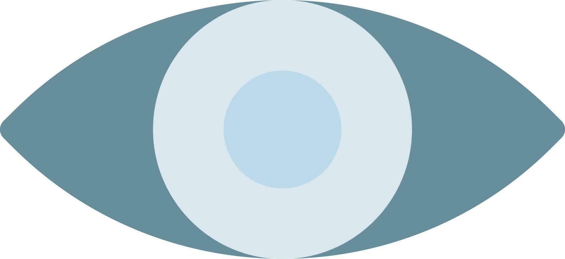 ilustración de vector de ojo en un fondo. símbolos de calidad premium. iconos vectoriales para concepto y diseño gráfico.