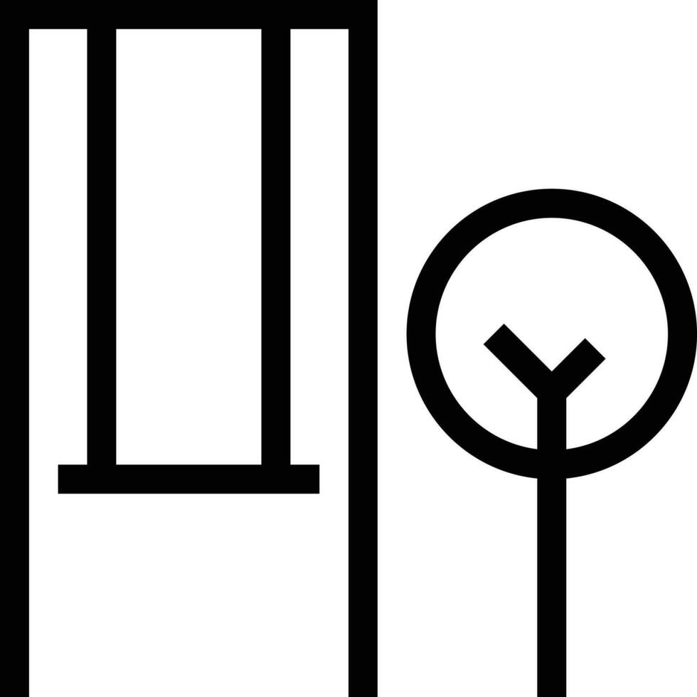 ilustración de vector de jardín en un fondo. símbolos de calidad premium. iconos vectoriales para concepto y diseño gráfico.