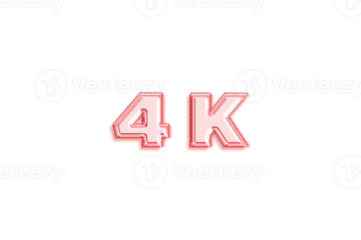 4 k subscribers celebration greeting Number with rose gold design png