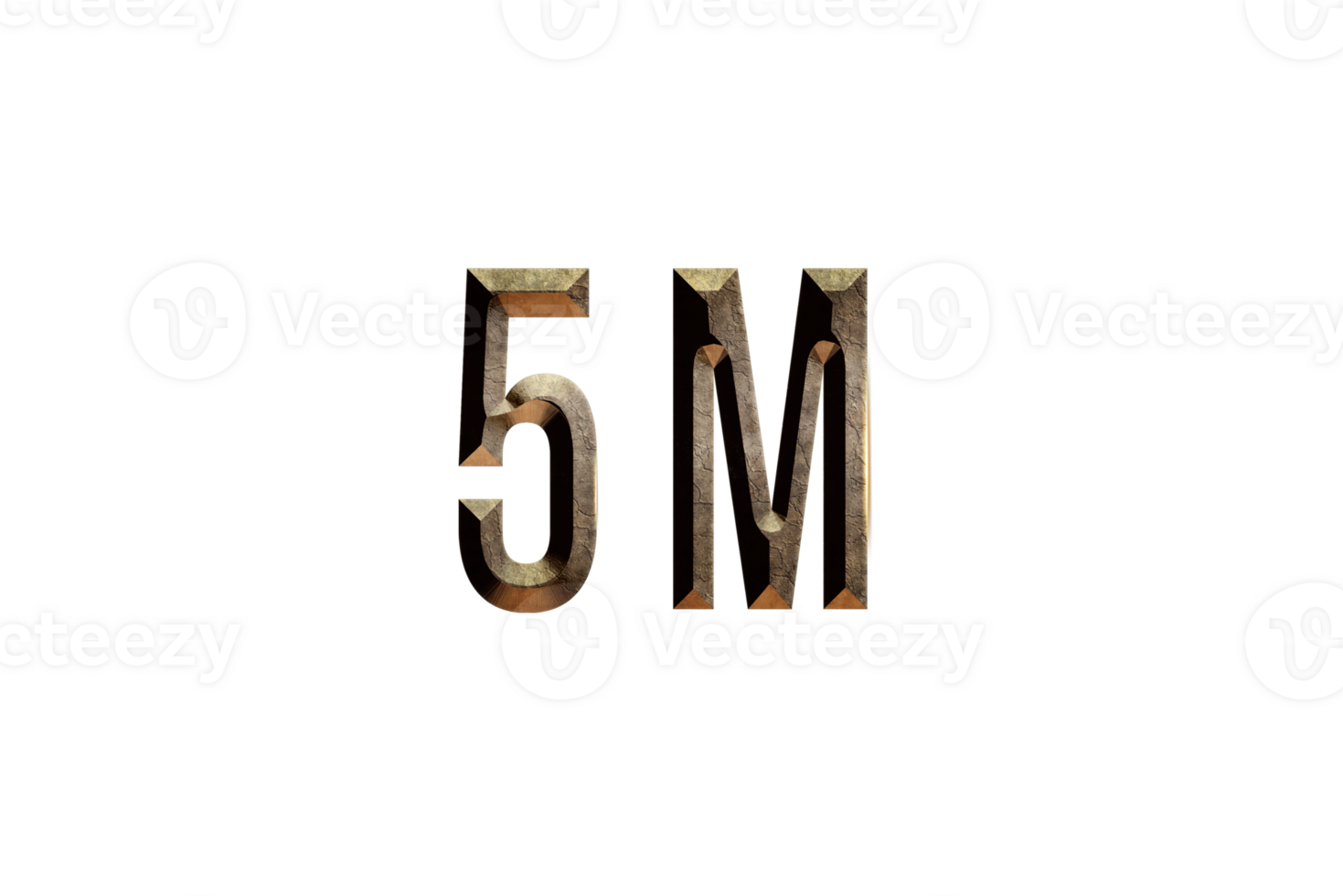 5 million subscribers celebration greeting Number with historical design png