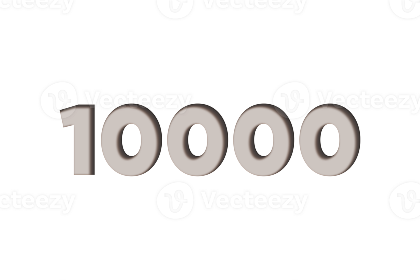 10000 subscribers celebration greeting Number with marble engraved design png