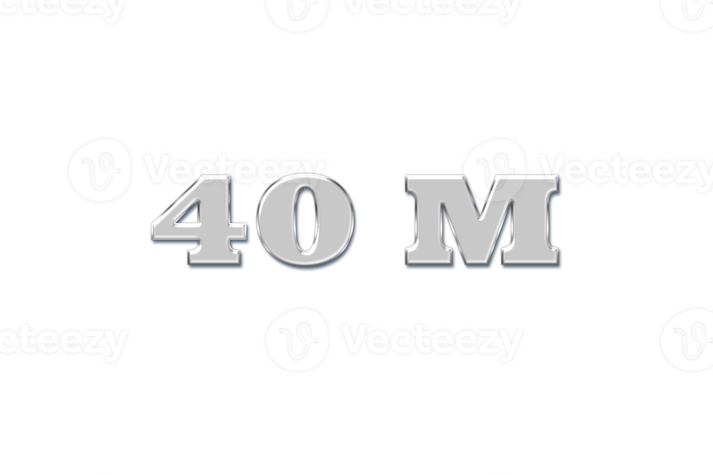 40-million-subscribers-celebration-greeting-number-with-glass-design
