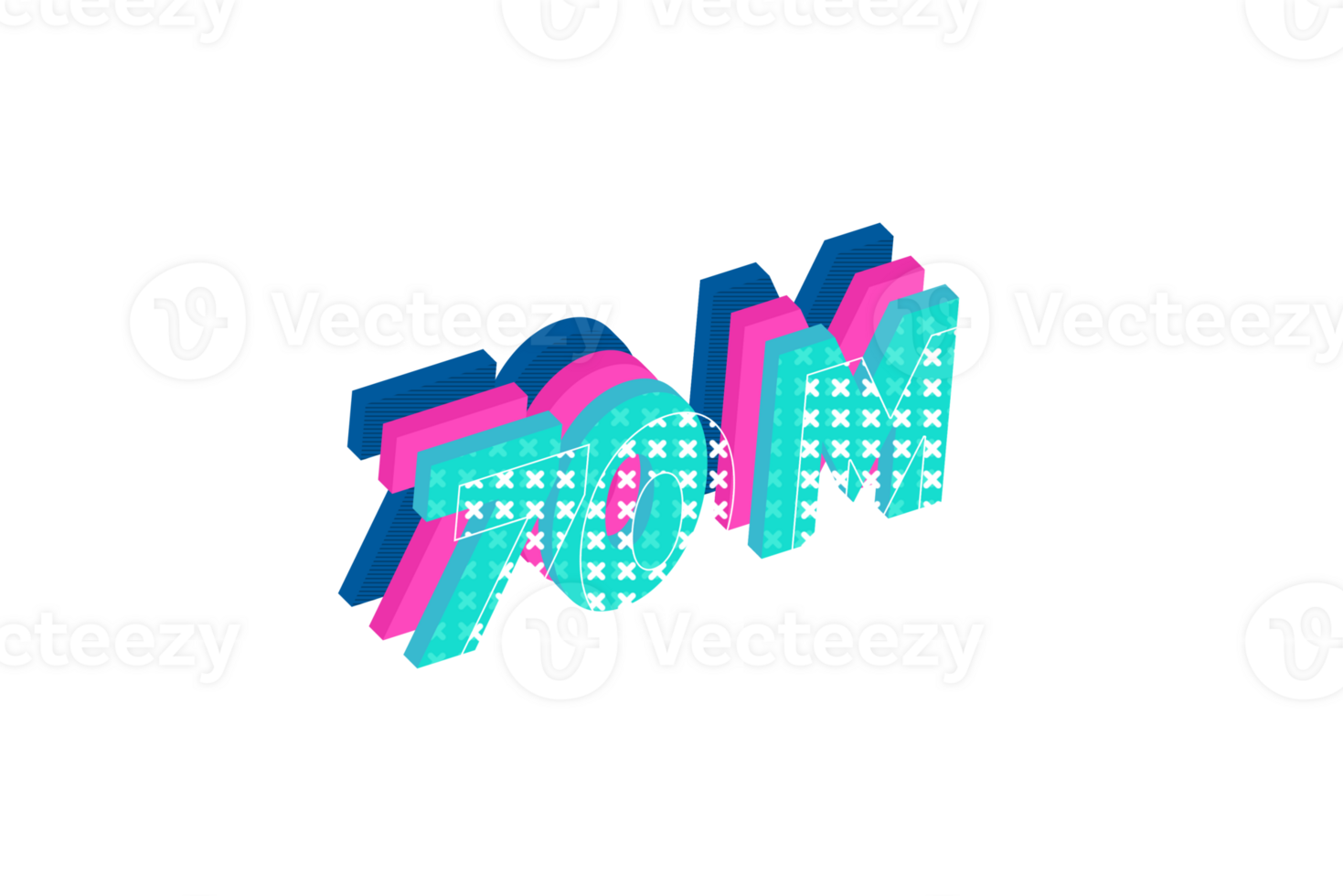 70 million subscribers celebration greeting Number with multi layers design png