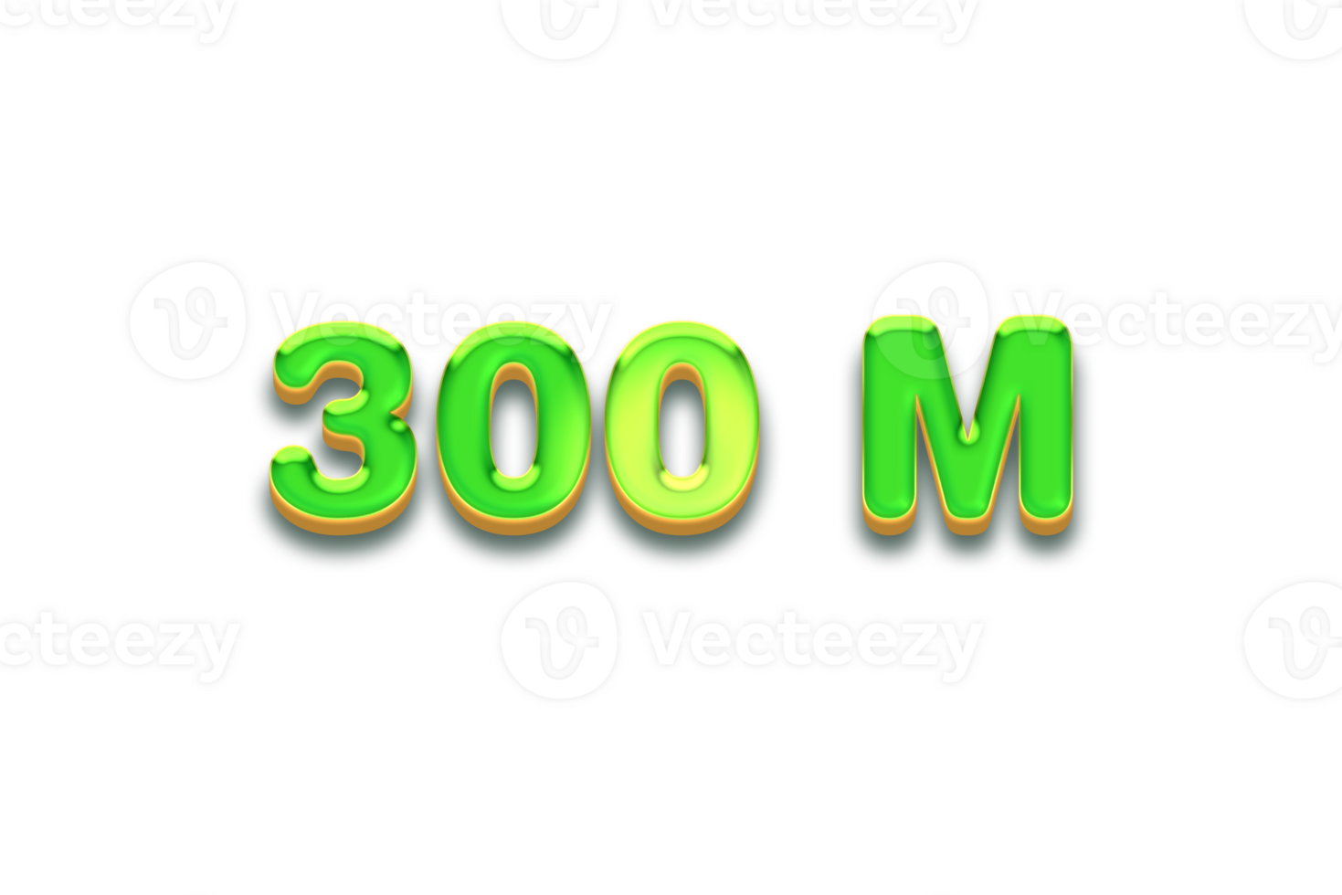 300-million-subscribers-celebration-greeting-number-with-candy-design