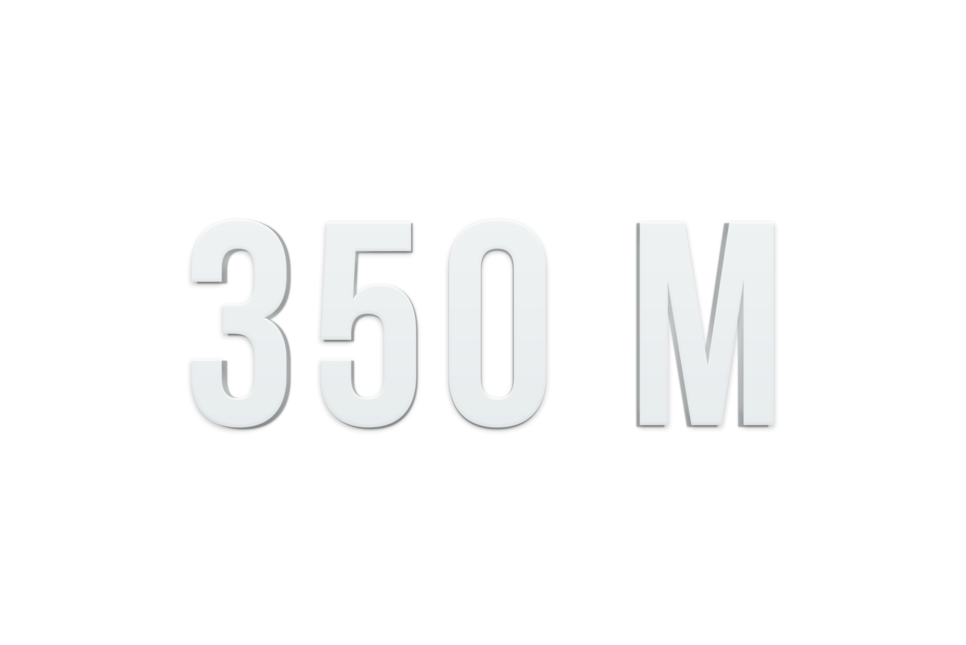 350 Million Subscribers Celebration Greeting Number With Minimal Design 350-million-subscribers-celebration-greeting-number-with-minimal-design
