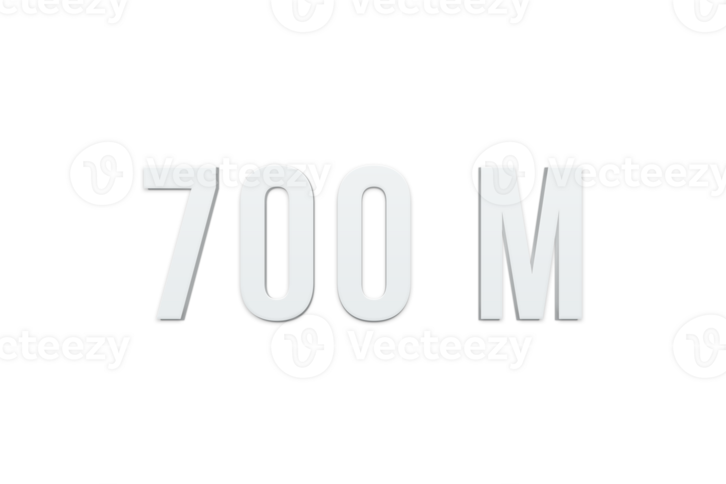 70 million subscribers celebration greeting Number with minimal design png