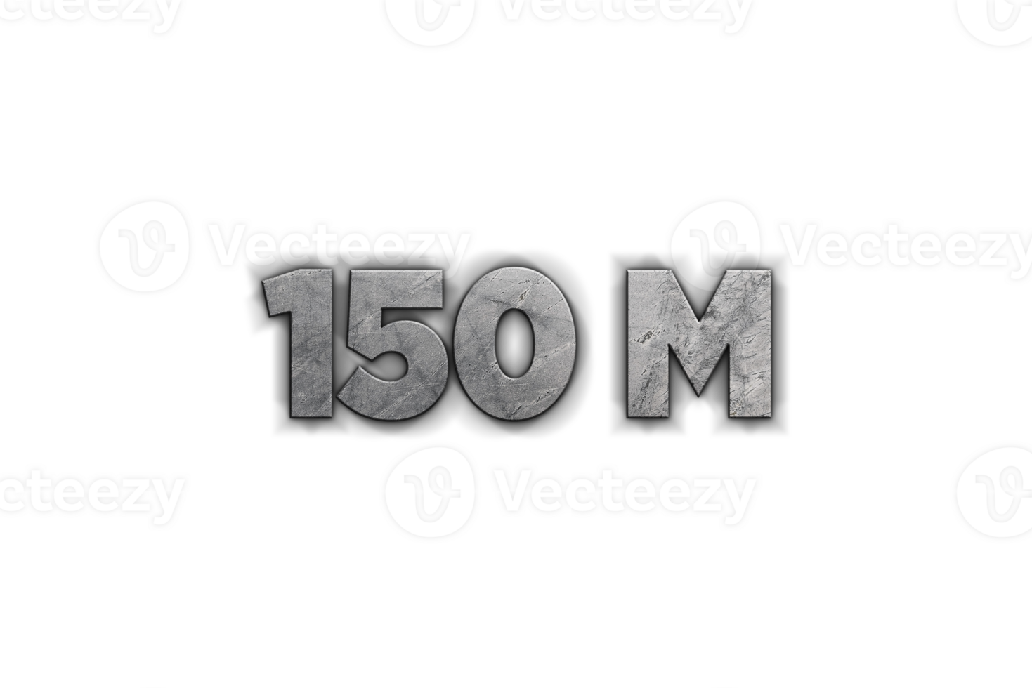 150 Million Subscribers Celebration Greeting Number With Concrete 150-million-subscribers-celebration-greeting-number-with-net-design