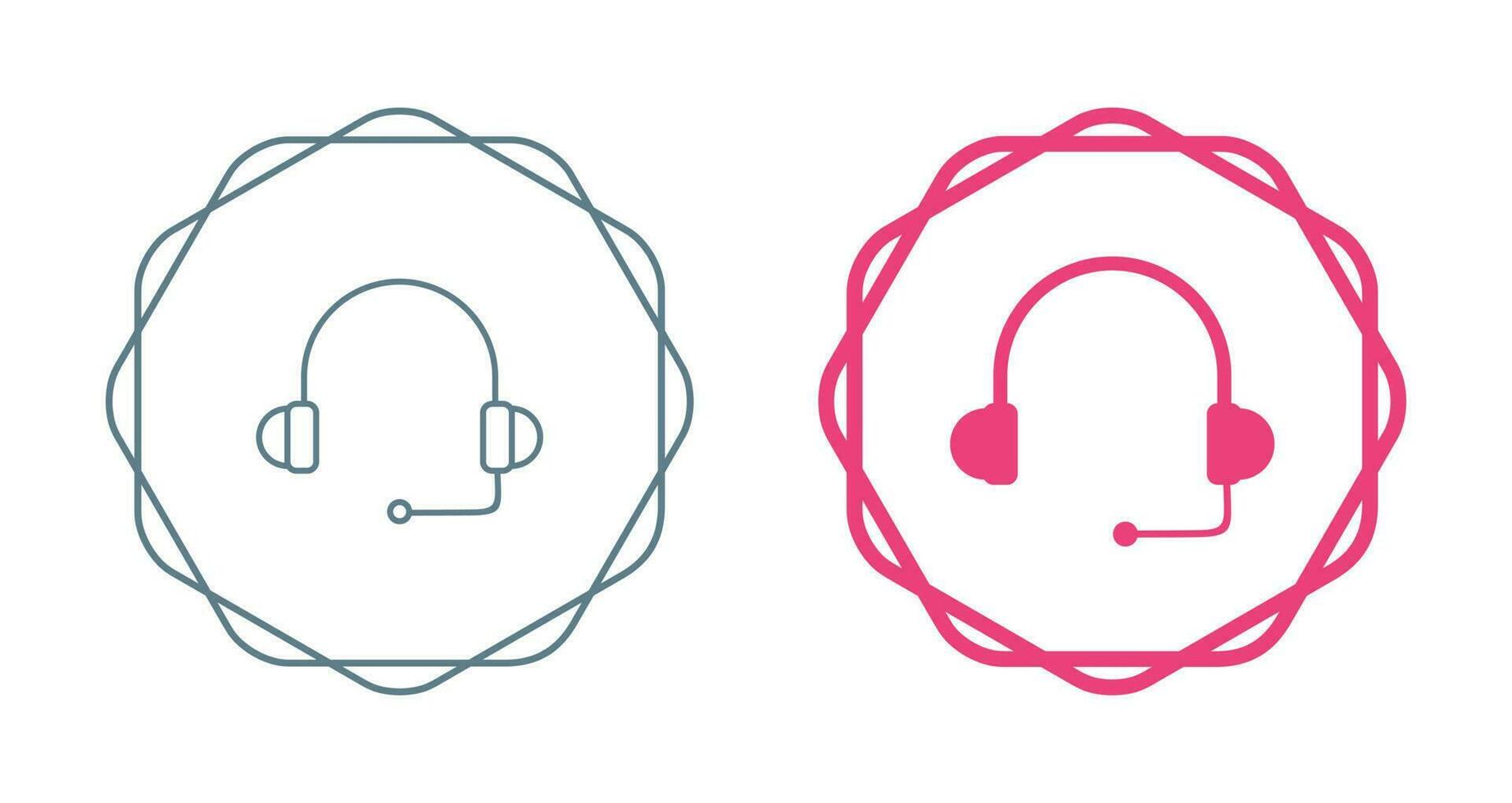 icono de vector de auriculares