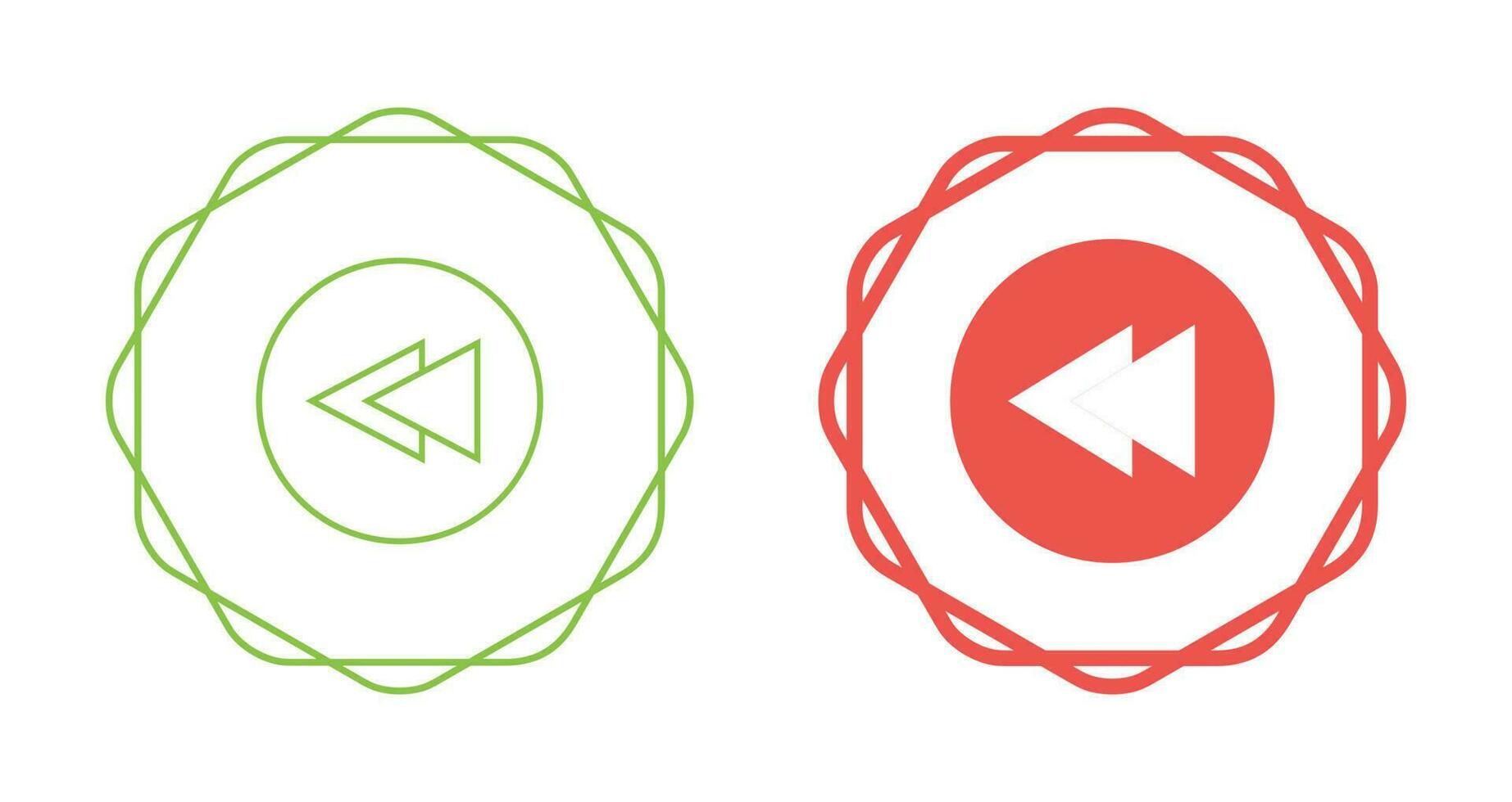 Previous Track Vector Icon