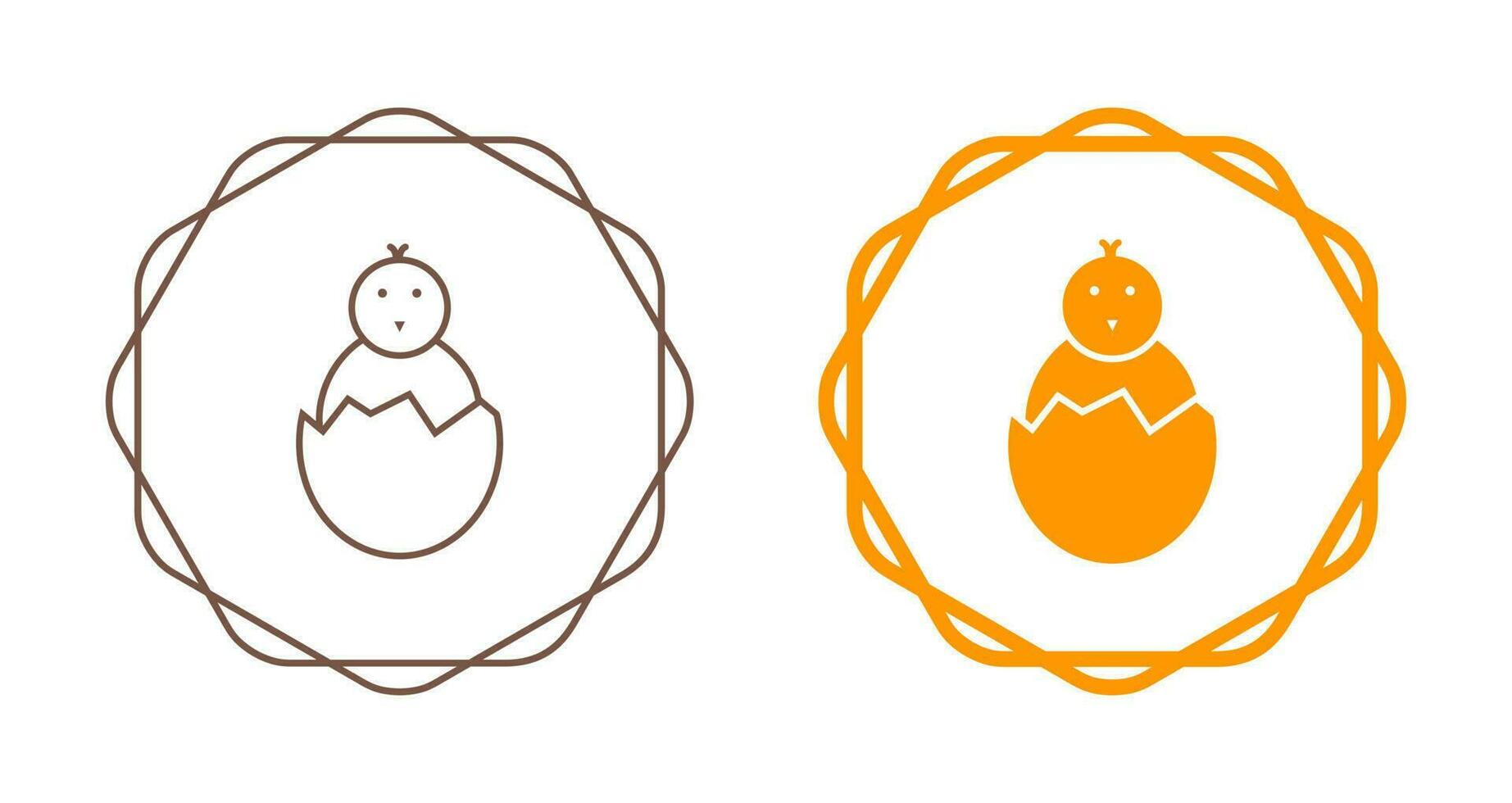 Hatched Egg Vector Icon