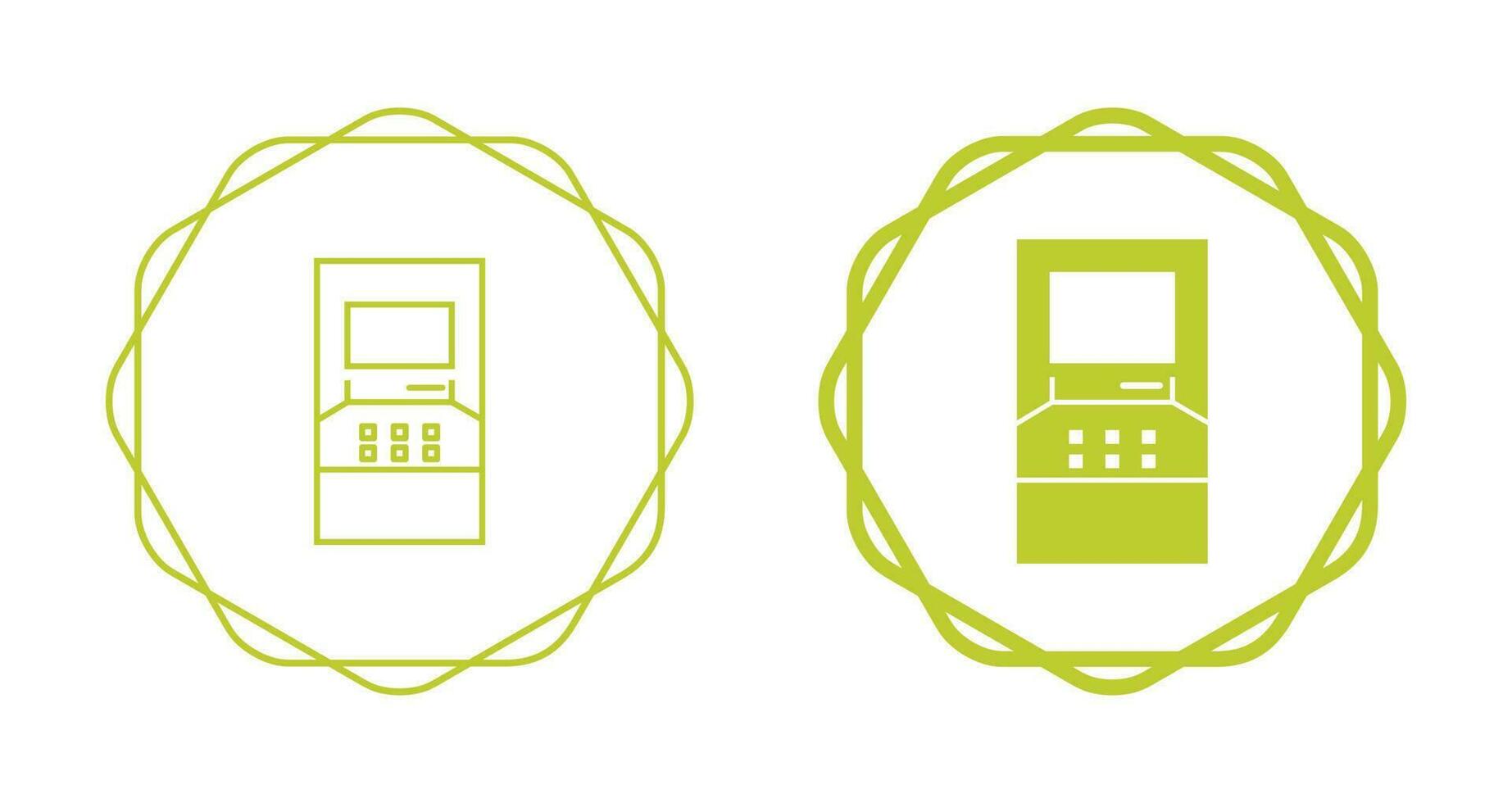 ATM Machine Vector Icon