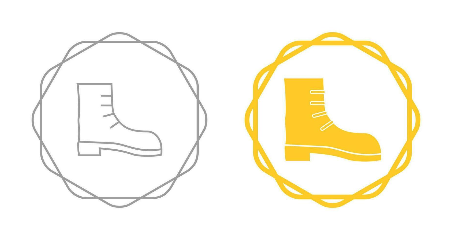 Camping Boot Vector Icon