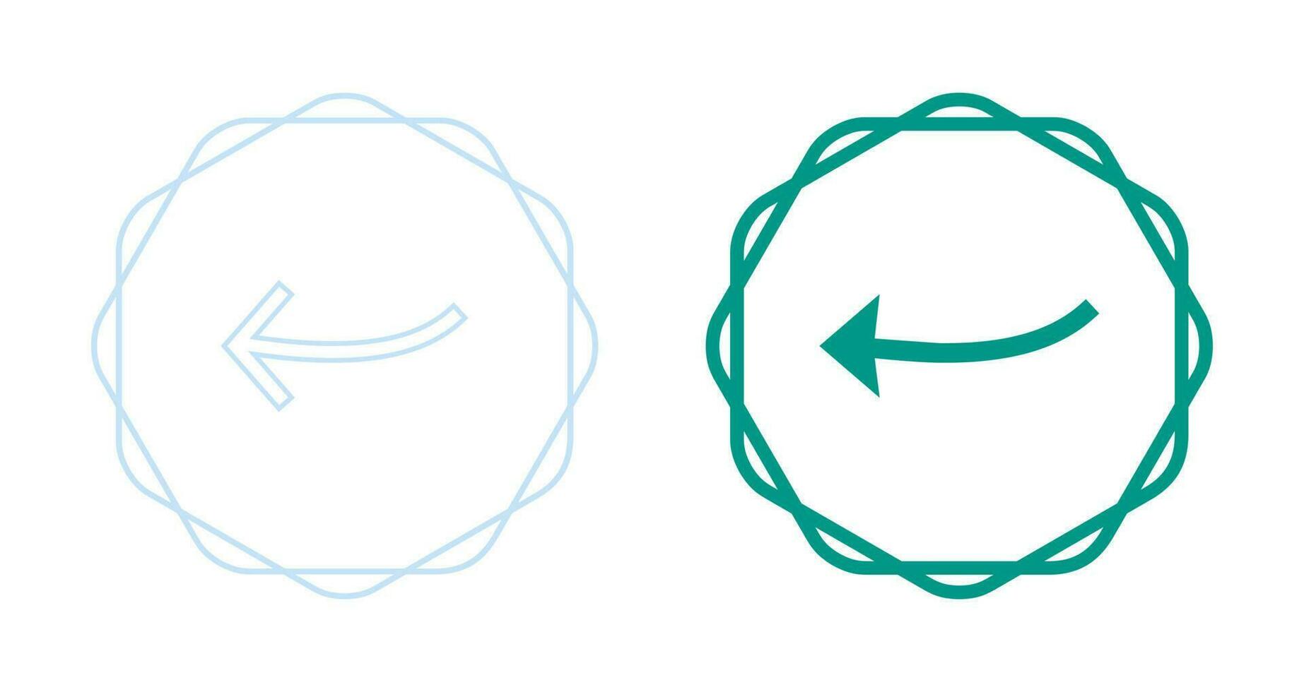 Arrow Pointing Left Vector Icon