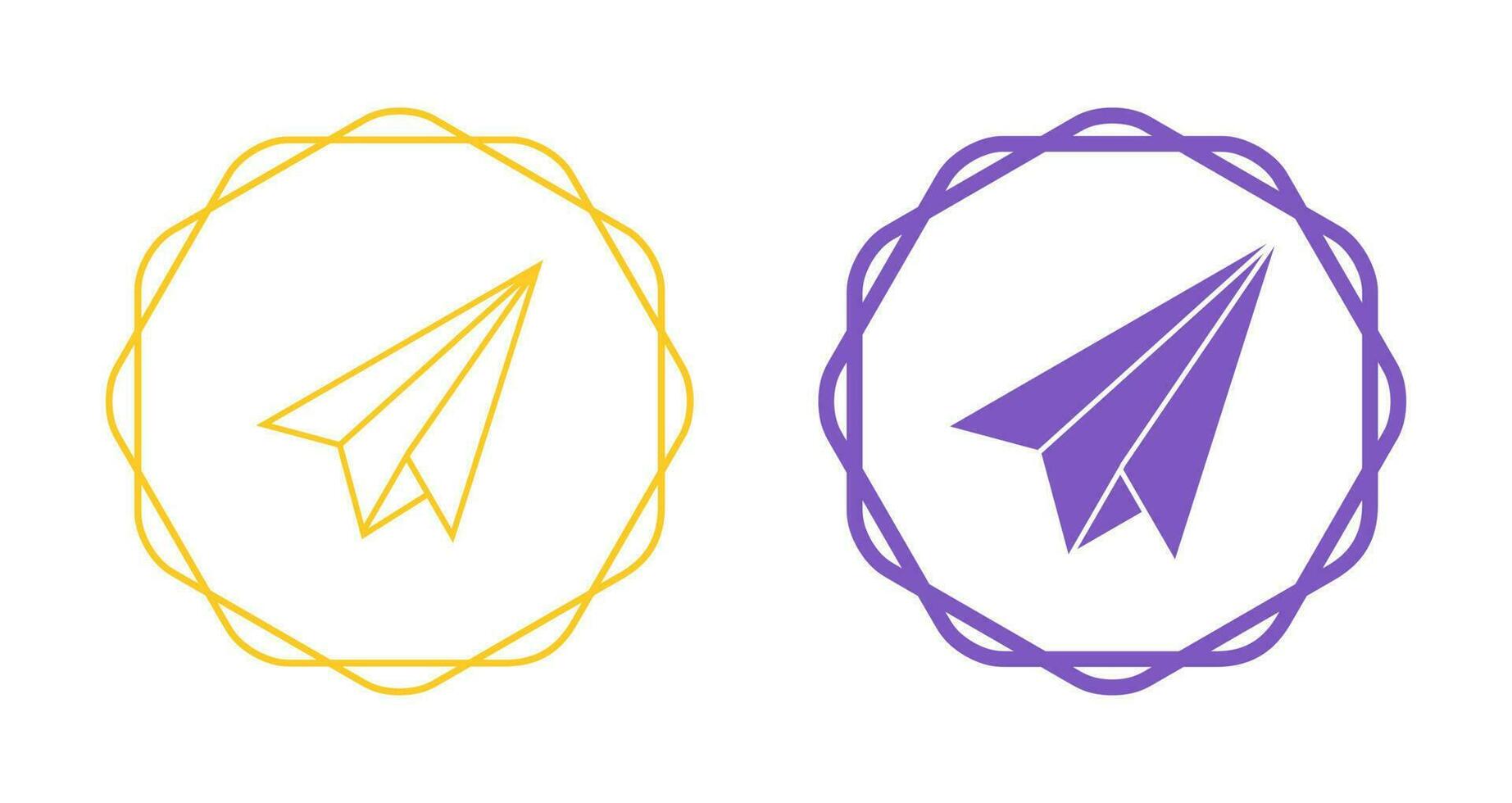 Paper Plane Vector Icon