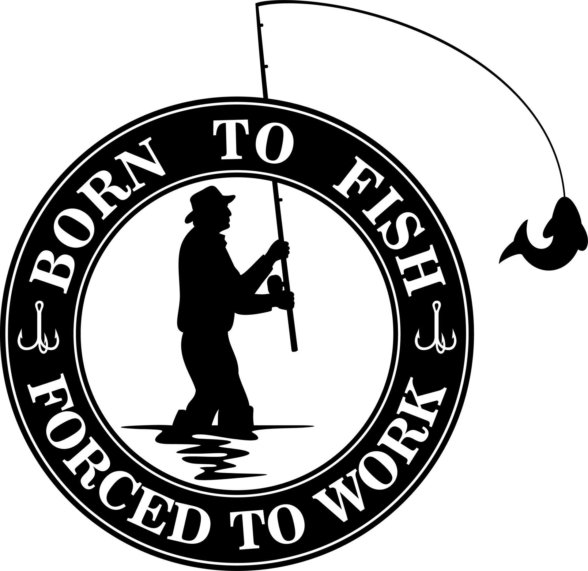 Born to Fish, Forced to Work PNG Illustration 23974922 PNG