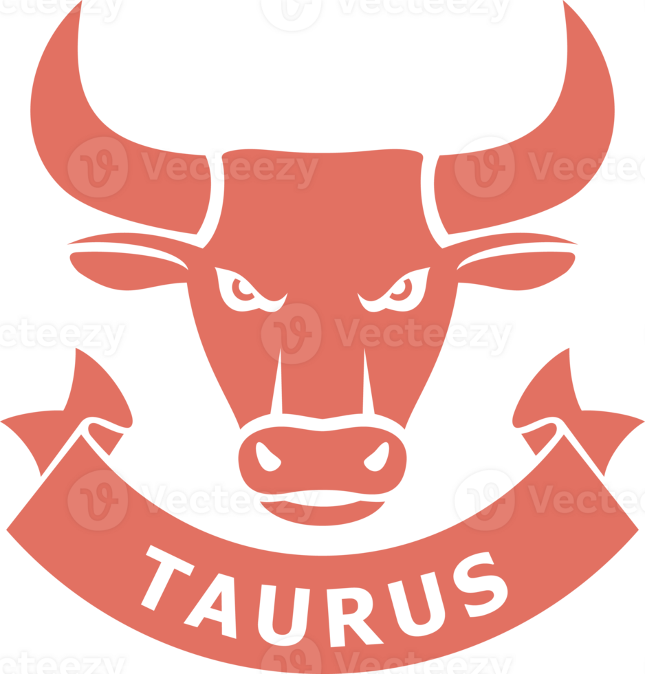 Taurus Zodiac Sign - Horoscope Symbol. PNG Illustration
