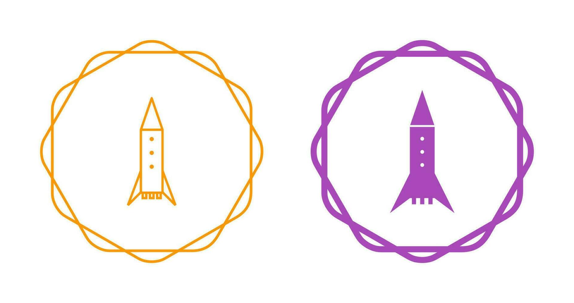 Space Rocket Vector Icon