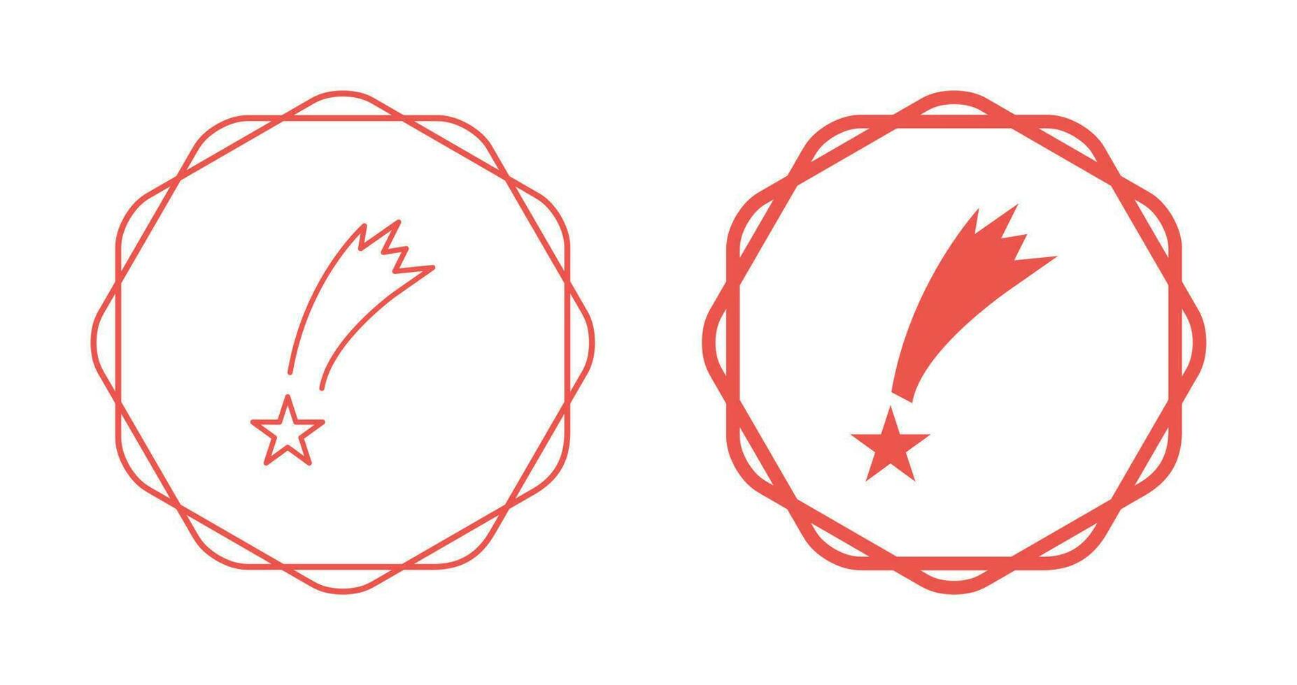 Star Falling Vector Icon