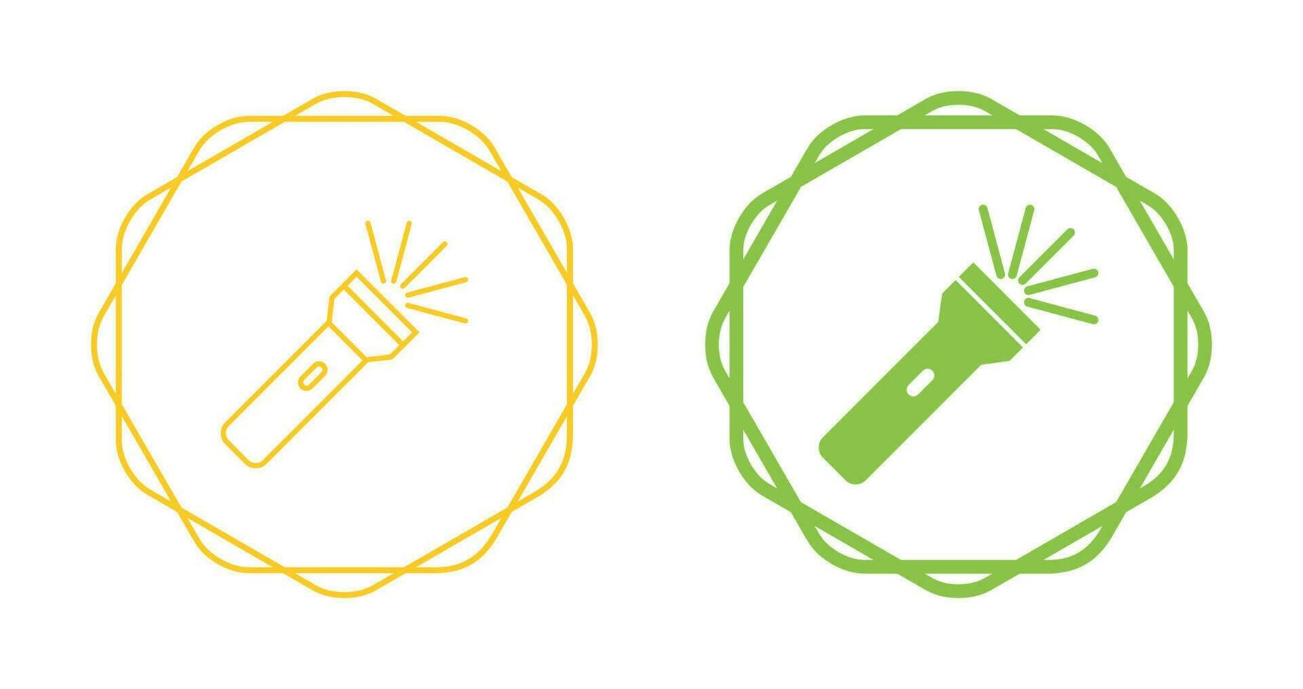 Flashlight Vector Icon