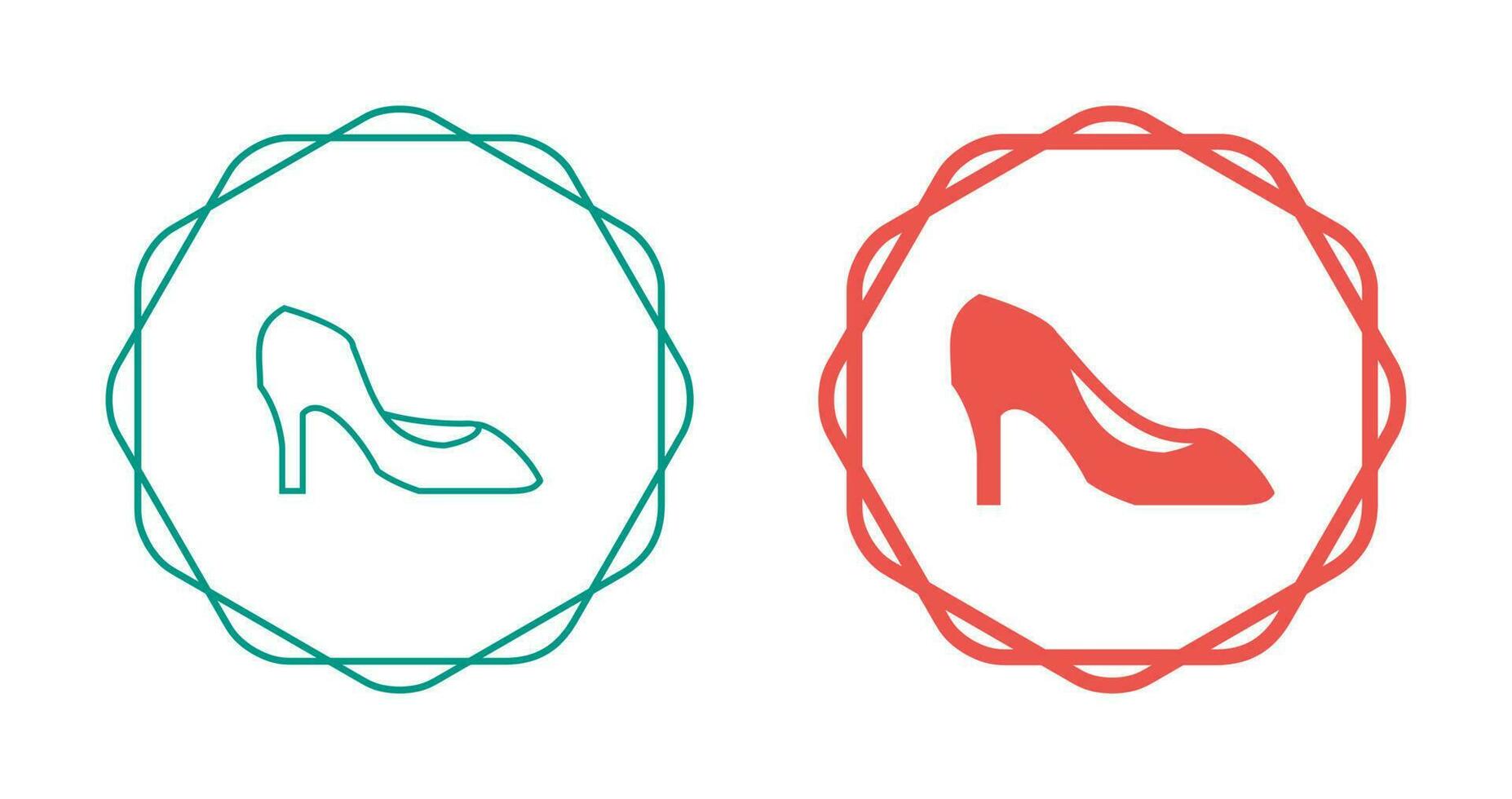 icono de vector de tacones