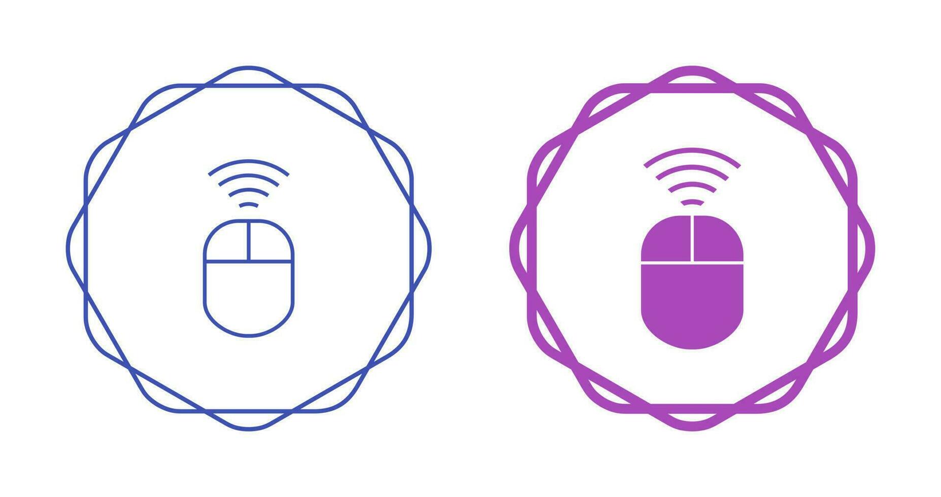 Wireless input device Vector Icon