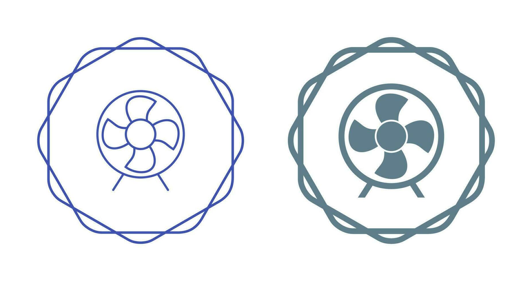 Electric Fan Vector Icon