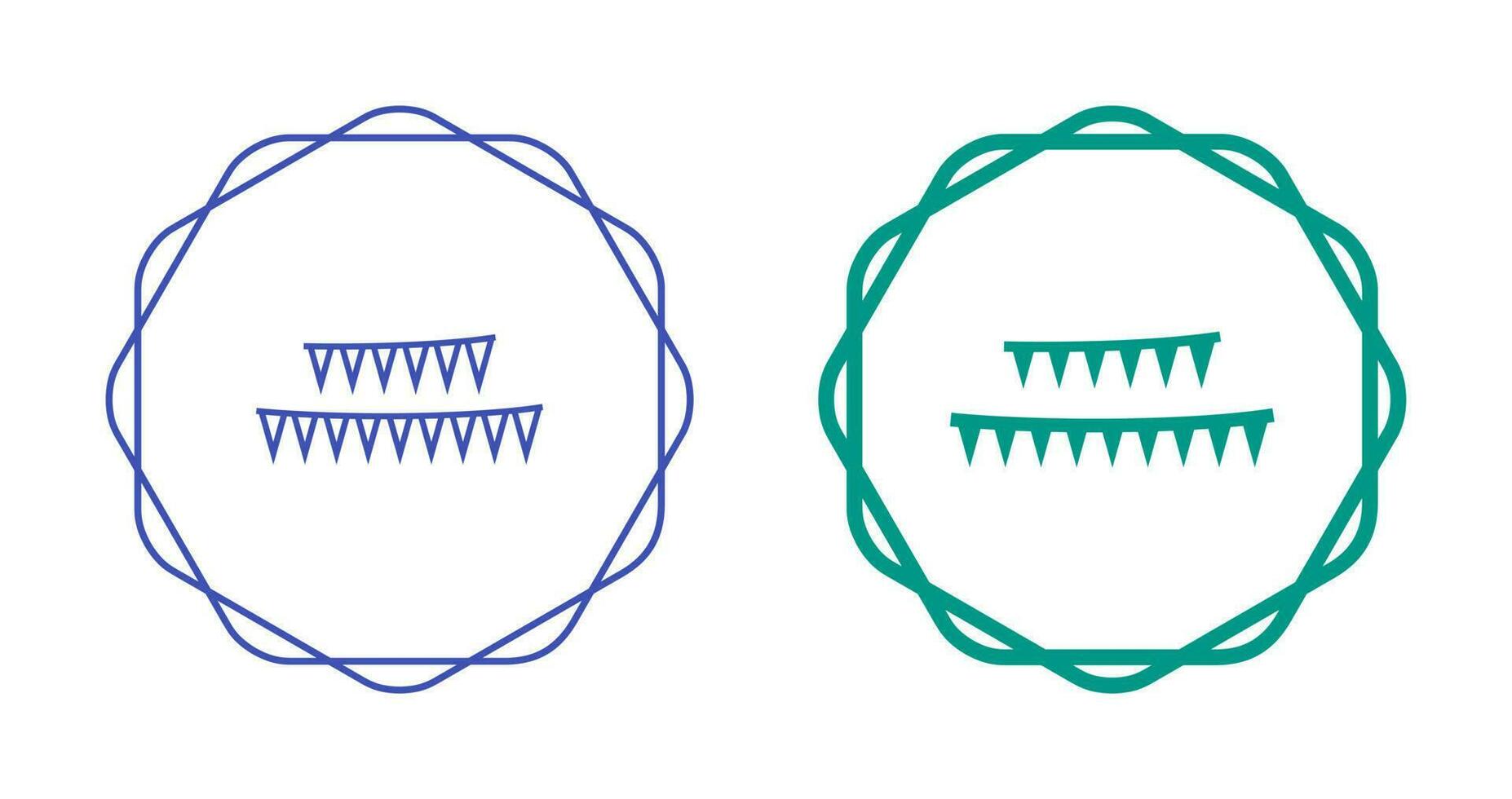 Celebration Flags Vector Icon