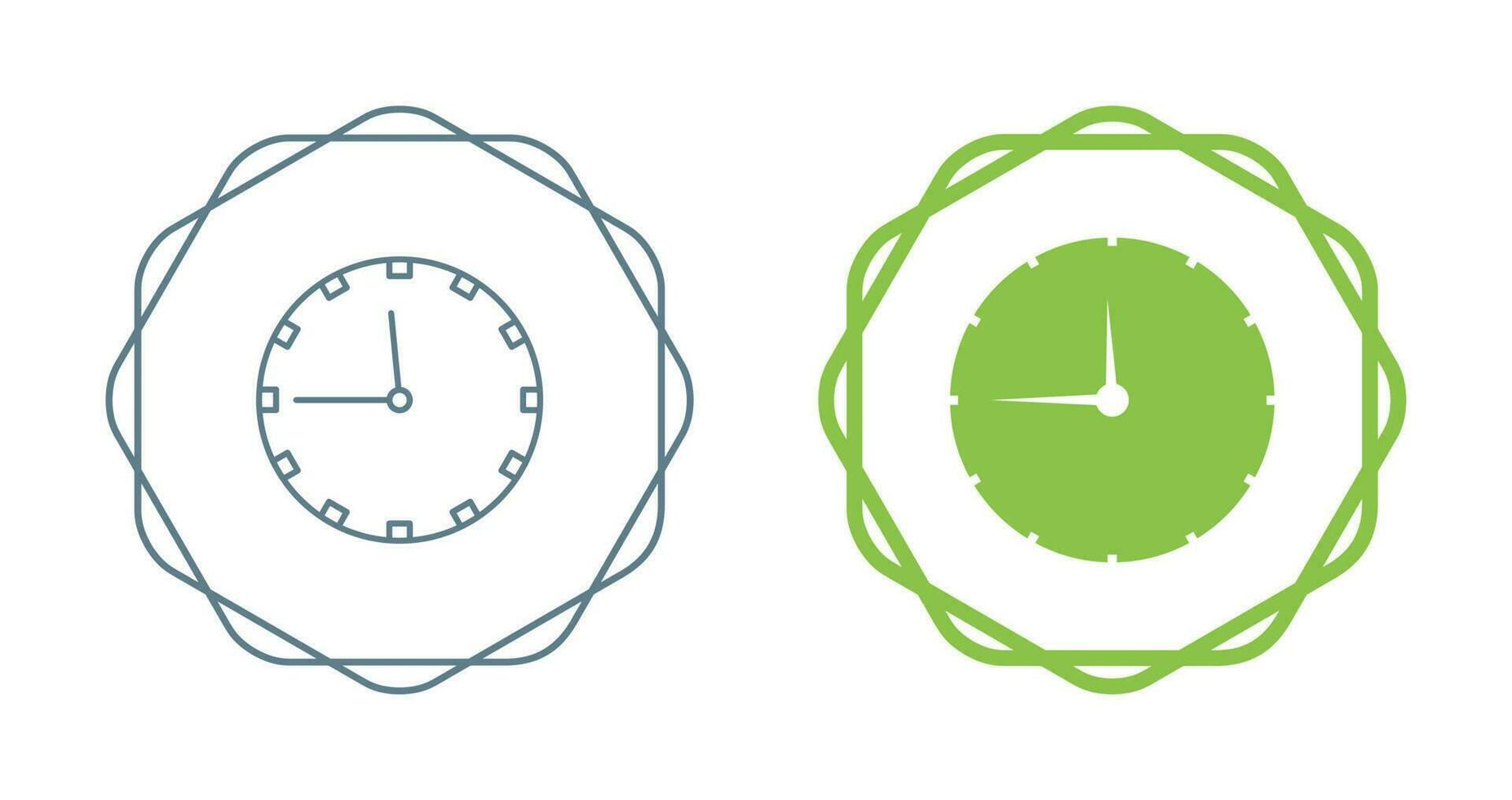 Wall Clock Vector Icon
